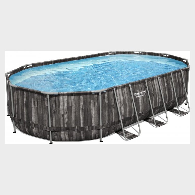 Bestway - Power Steel Pool - Oval - 610x366 Cm - 20.241 L