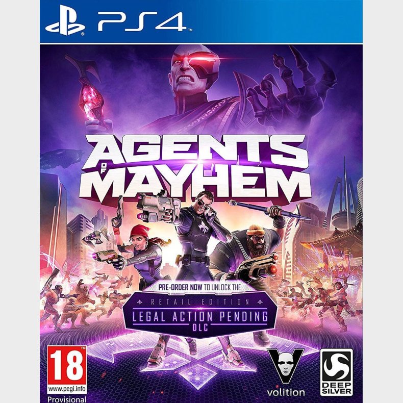 Agents Of Mayhem Retail Edition - PS4