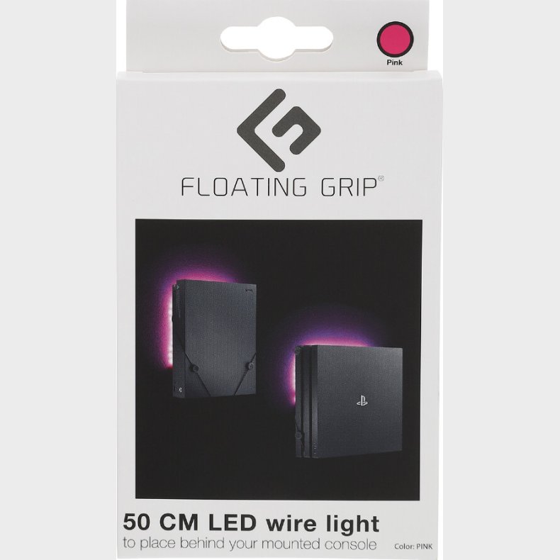 Floating Grip - Led Lys Til Playstation Og Xbox - Pink