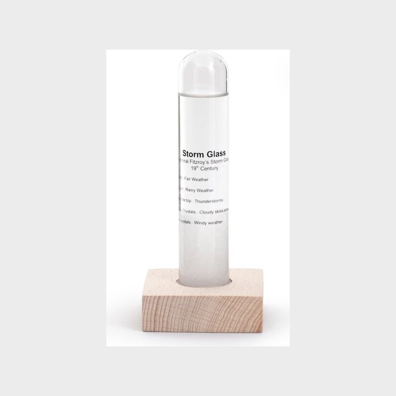 Stormglas Barometer - Med Trbase