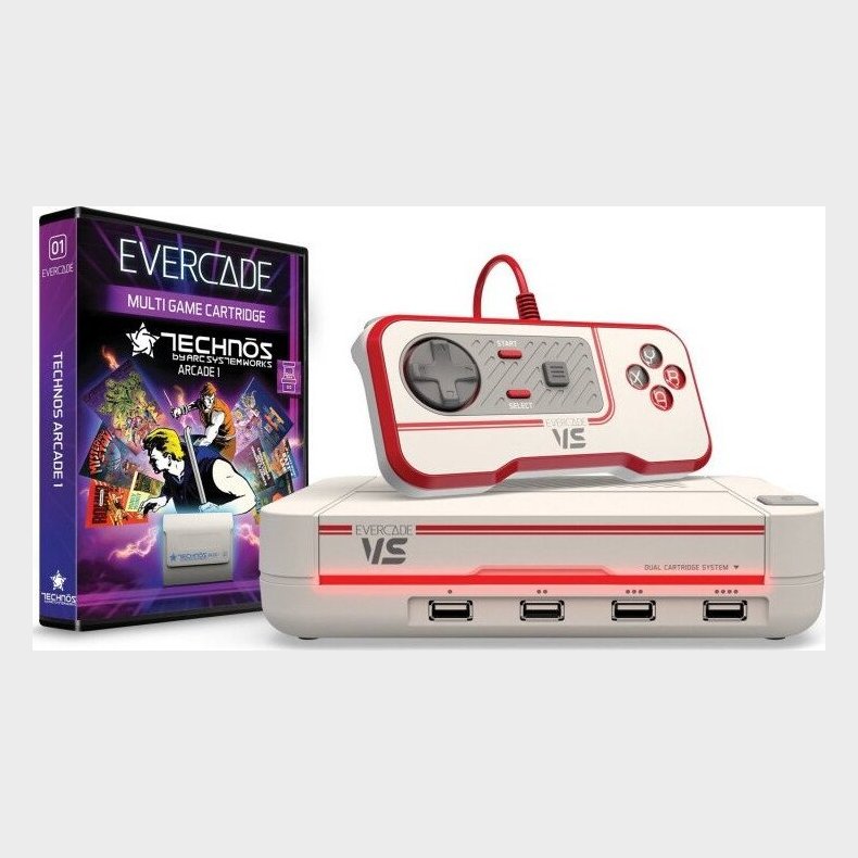 Evercade Vs - Starter Pack - Konsol, Controller Og Spil