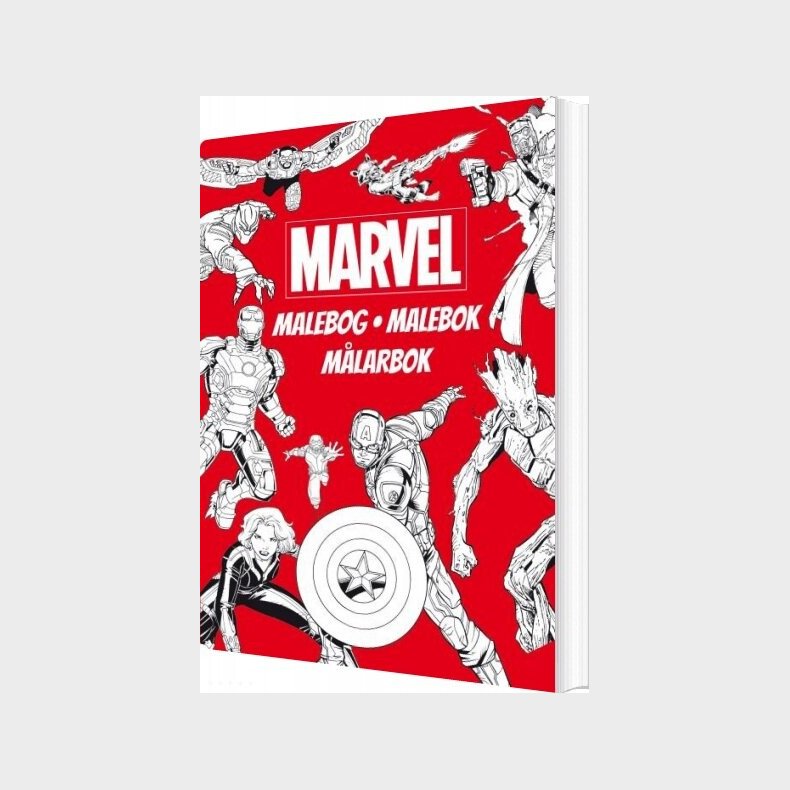 Marvel Malebog Deluxe  - M&auml;rvel - Bog