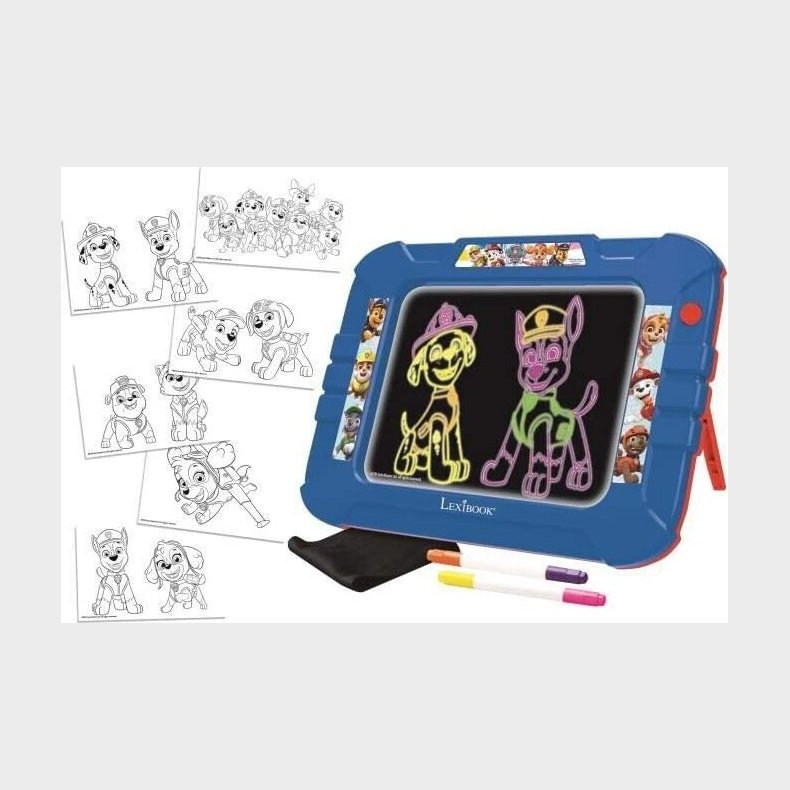 Paw Patrol - Tegnetavle - Med Skabeloner - Lexibook
