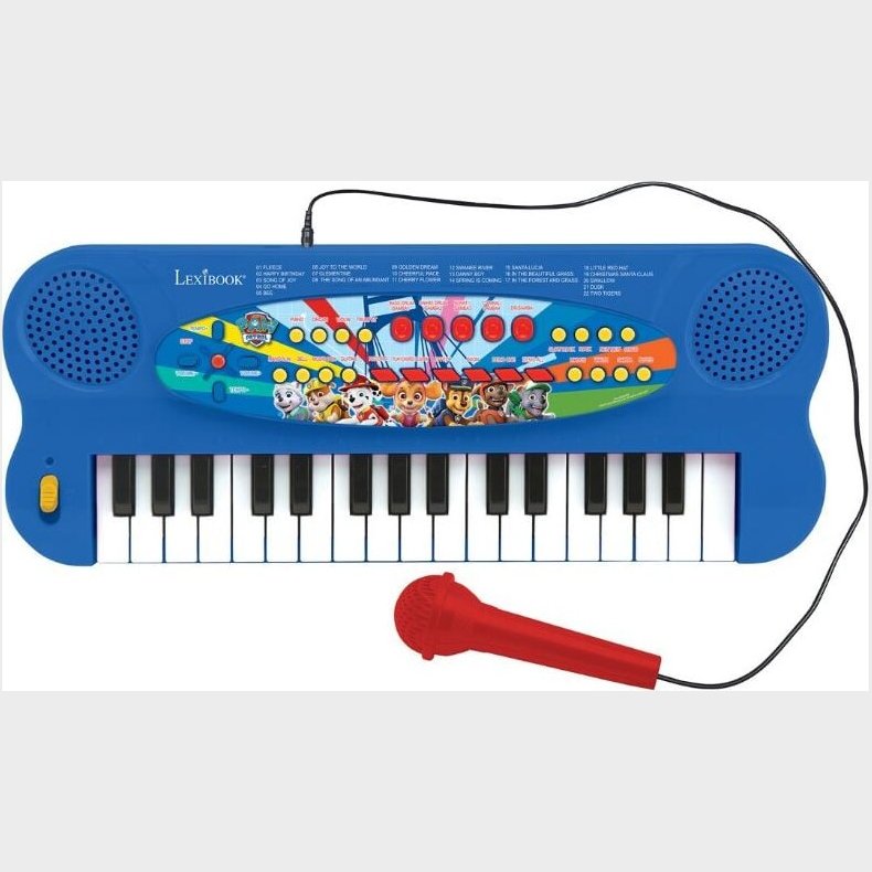 Paw Patrol Keyboard Med Mikrofon - Lexibook