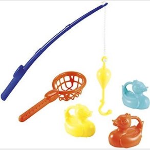 Legetjs Fiskestang Med nder Og Net - Legetj Til Badet