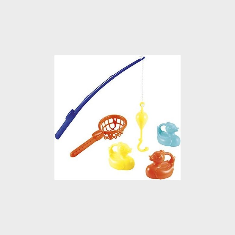 Legetjs Fiskestang Med nder Og Net - Legetj Til Badet