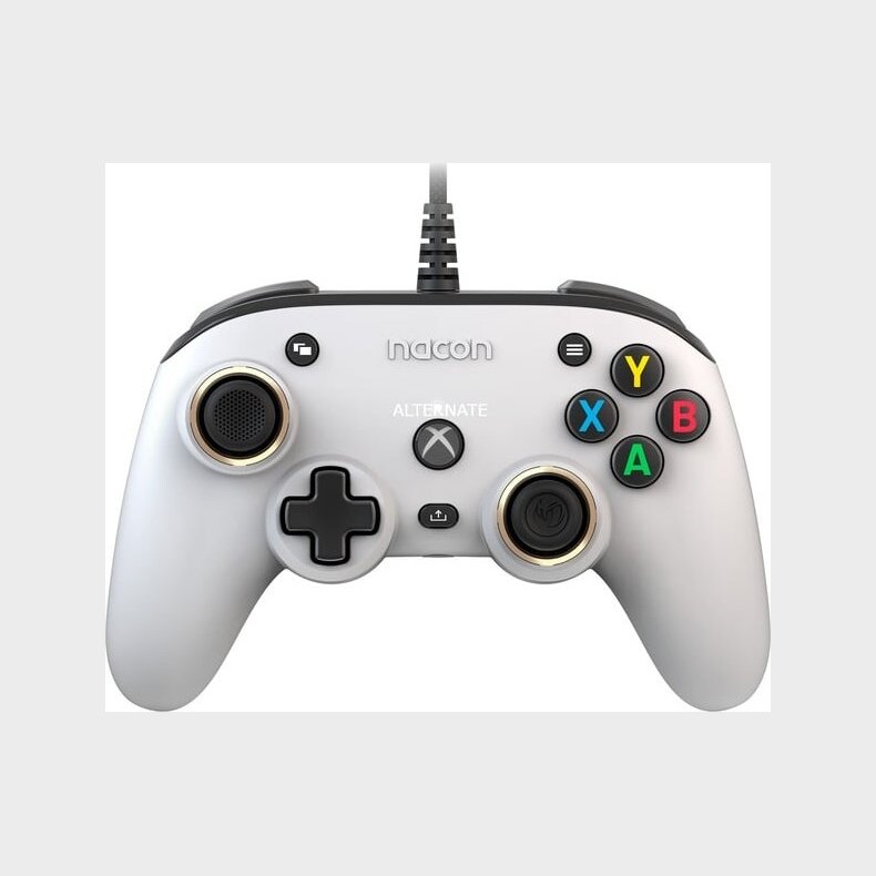 Nacon Pro Compact Controller - Xbox X/s/one + Pc - Hvid