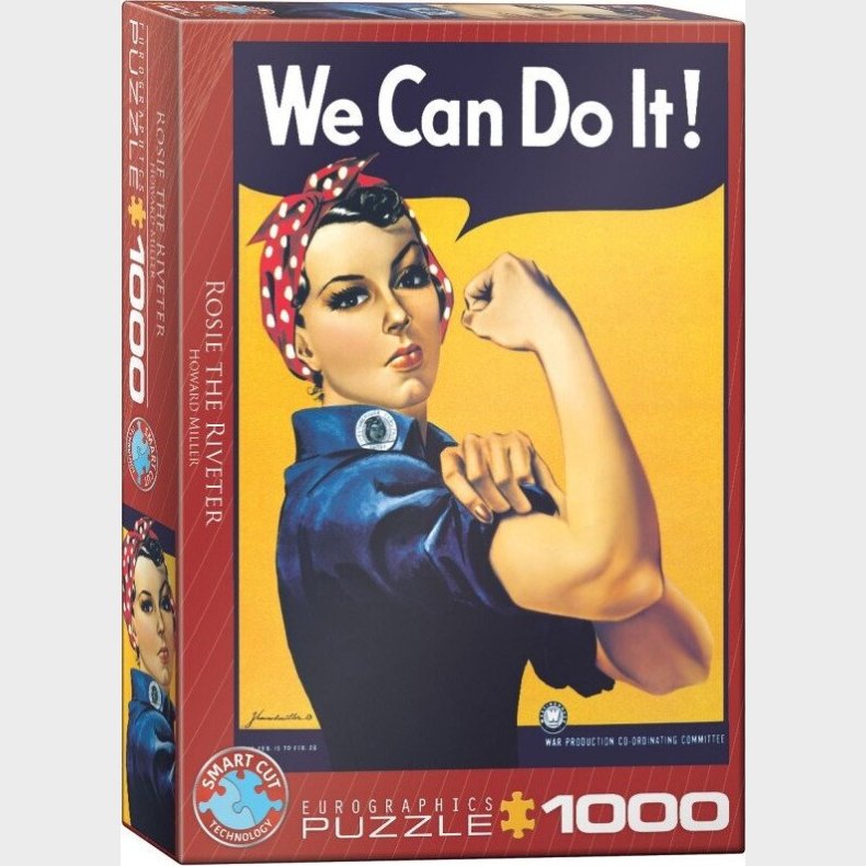 Eurographics Puslespil - 1000 Brikker - Rosie The Riveter