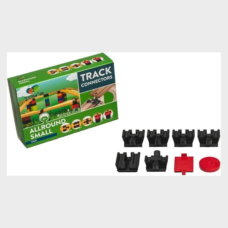 Toy 2 Track Connectors - Allround - 8 Dele