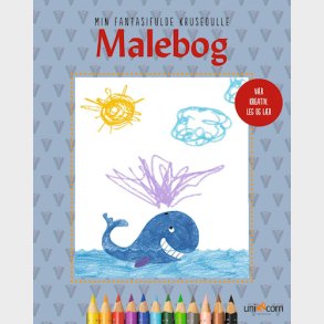 Min Fantasifulde Krusedulle Malebog - Diverse - Bog
