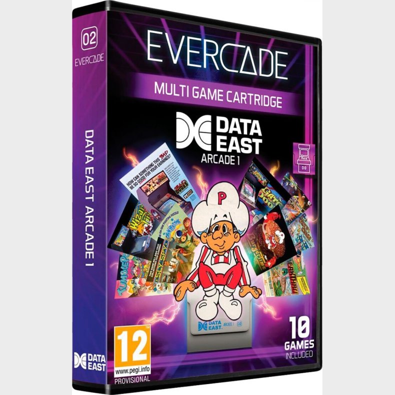 Evercade Multi Game Cartridge - Data East Arcade 1