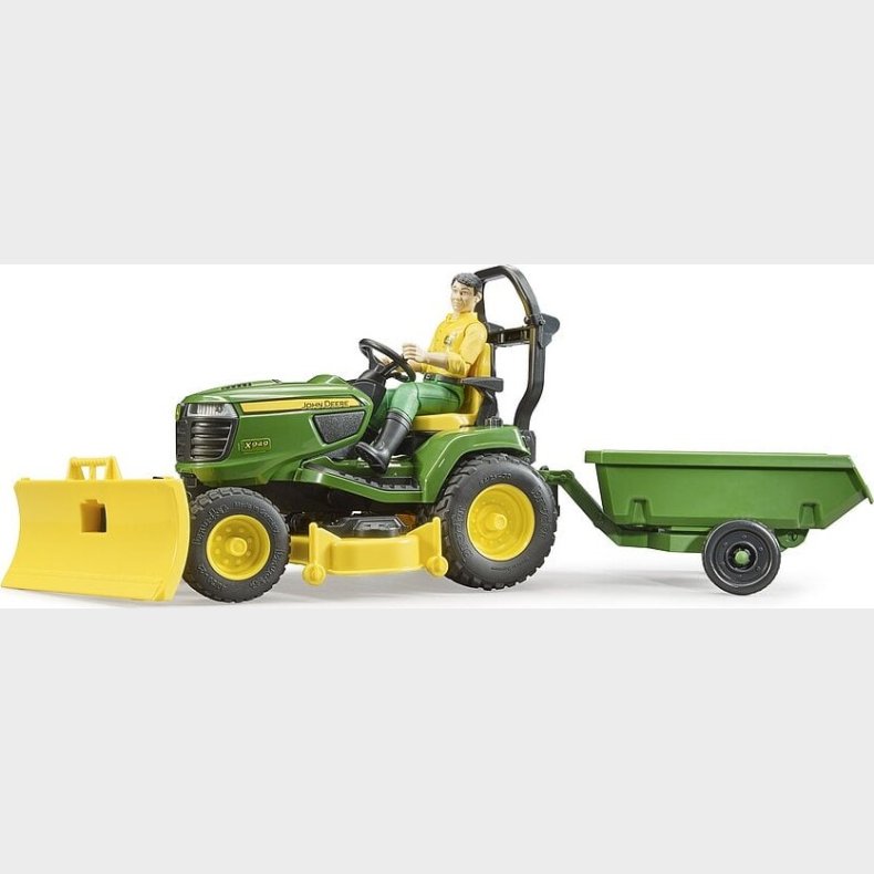 Bruder - John Deere Traktor Legetj - Med Anhnger Og Gartner