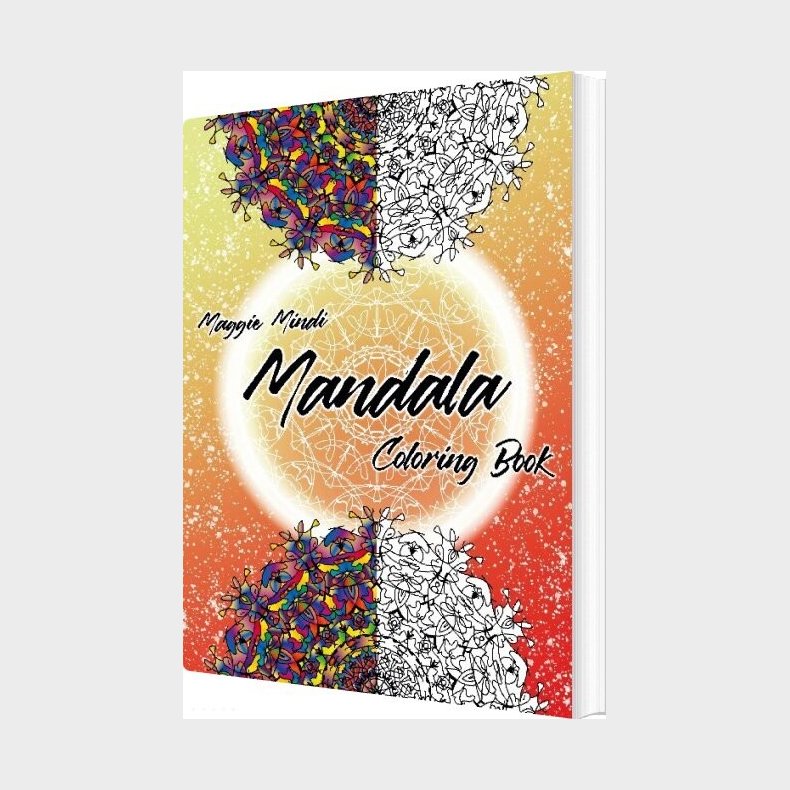 Mandala Malebog - 50 Illustrationer - Maggie Mindi - Maggie Mindi - English Book
