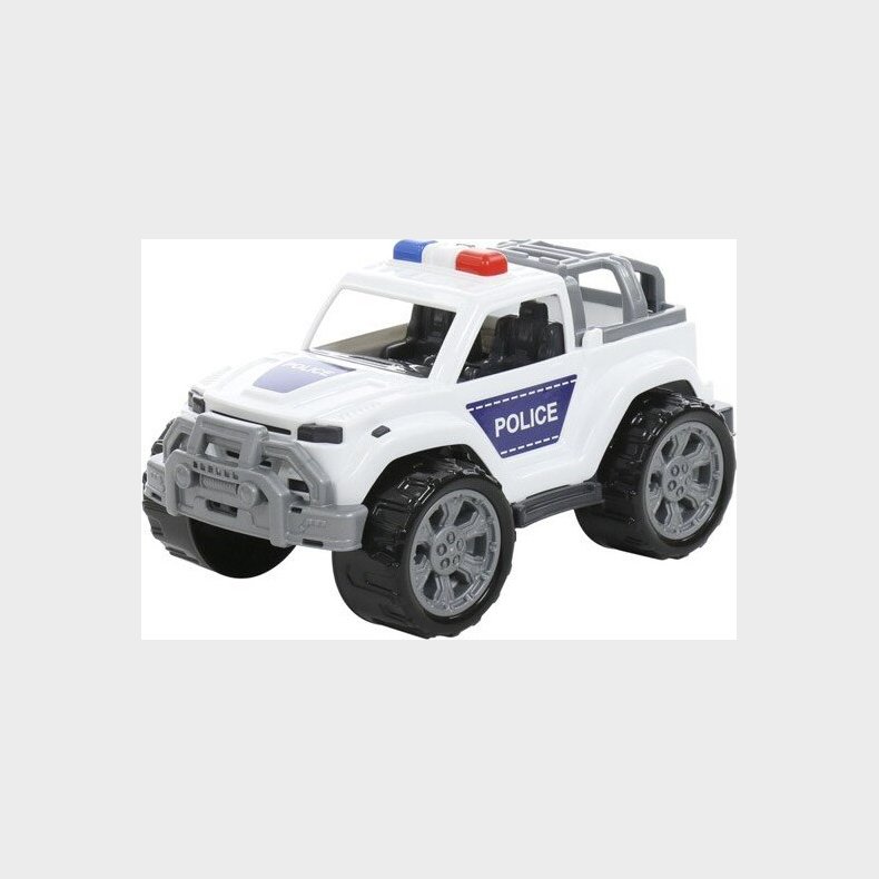 Politi Legetjsbil - Jeep - 38 Cm - Hvid