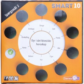 Smart 10 - Ekstra Sprgsml - 100 Kort