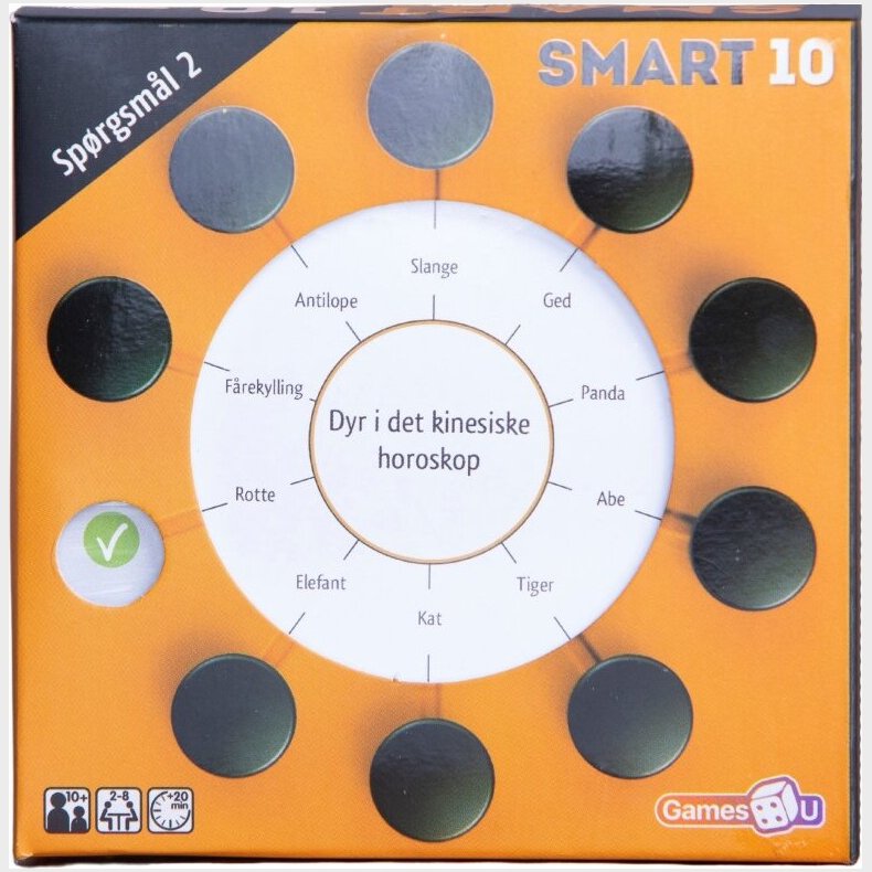 Smart 10 - Ekstra Sp�rgsm�l - 100 Kort