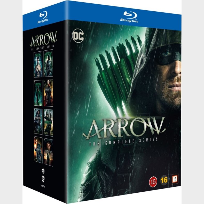 Arrow -  Den Komplette Serie - Sson 1-8 - Blu-Ray - Tv-serie