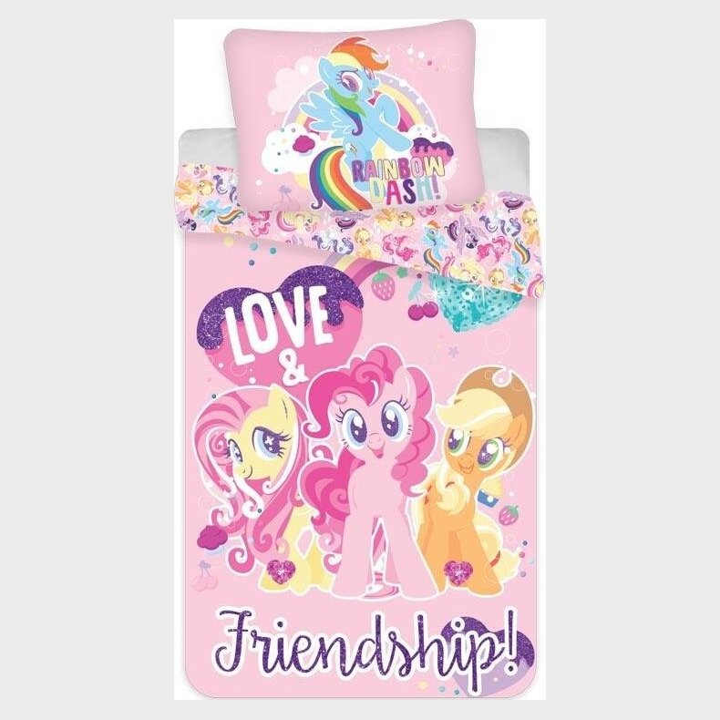 My Little Pony Sengetj - Voksen - 140x200 Cm - Lyserd