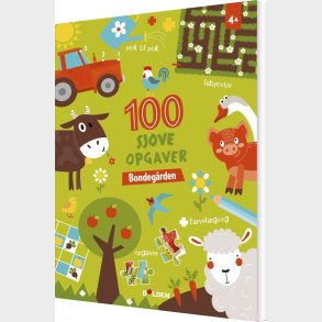 100 Sjove Opgaver: Bondegrden - Fra 4 r - Diverse - Bog