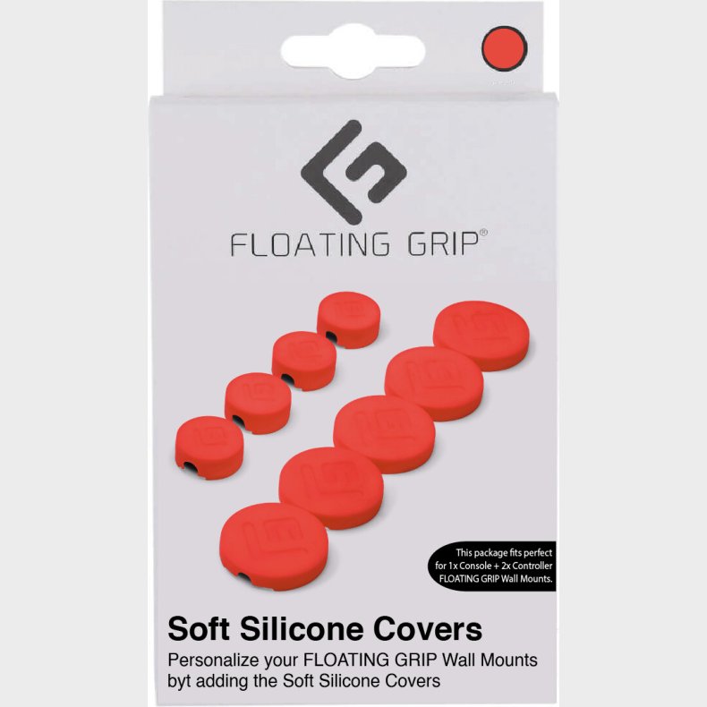 Floating Grip - Silikone Covers Til Vgbeslag - Rd