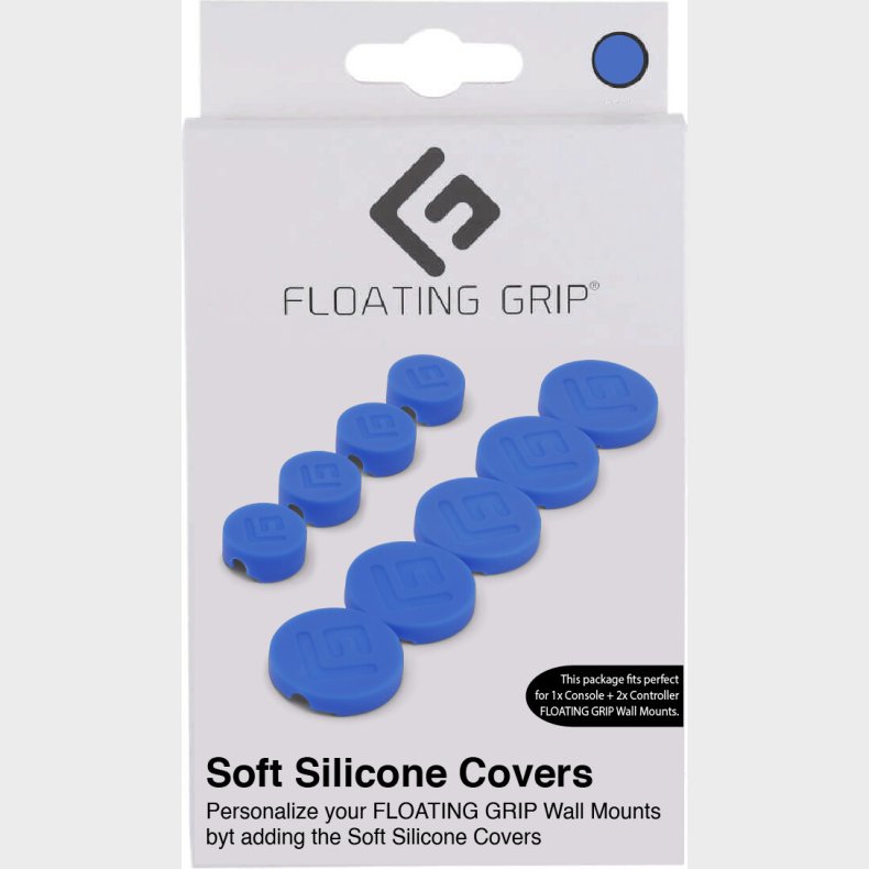 Floating Grip - Silikone Covers Til Vgbeslag - Bl