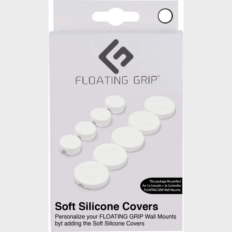 Floating Grip - Silikone Covers Til Vgbeslag - Hvid