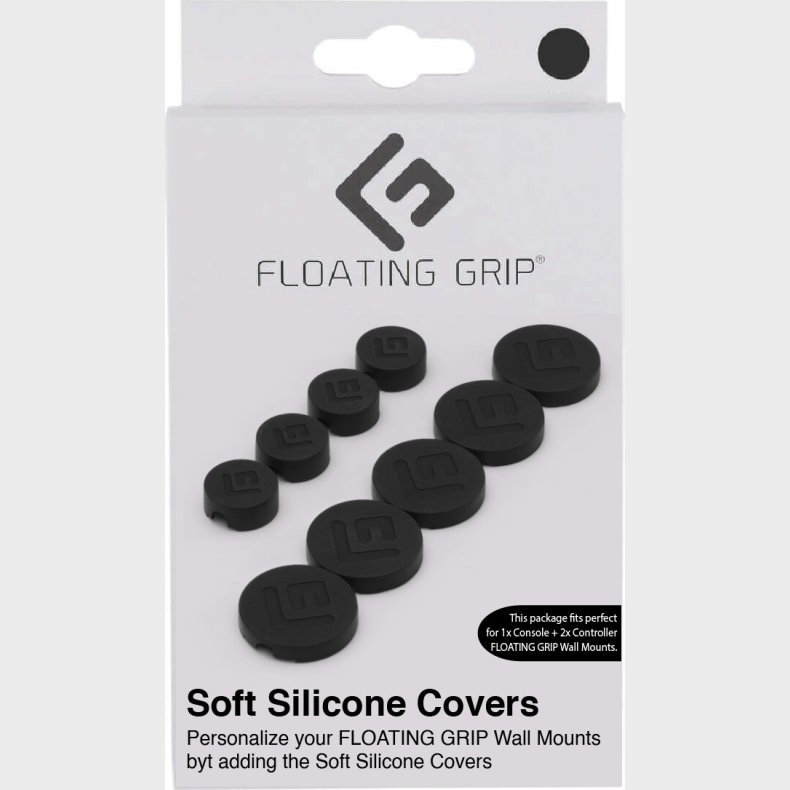 Floating Grip - Silikone Covers Til Vgbeslag - Sort