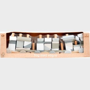 Legetjstog Med Vogne I Tr