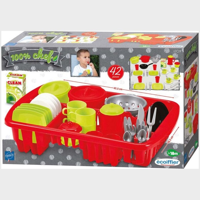 Service Til Legekkken Inkl. Opvaskebakke - Ecoiffier