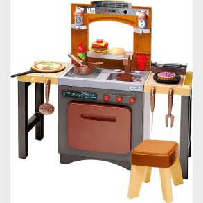 Legekkken Med Tilbehr - Pizzaria - 33 Dele - Ecoiffier