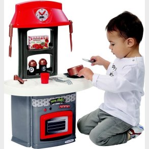 Legekkken Med Tilbehr - 13 Dele - 100% Chef - Ecoiffier