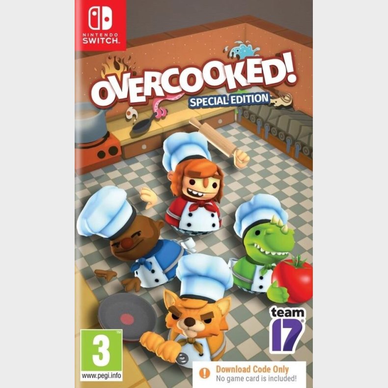 Overcooked! Special Edition (code In A Box) - Nintendo Switch