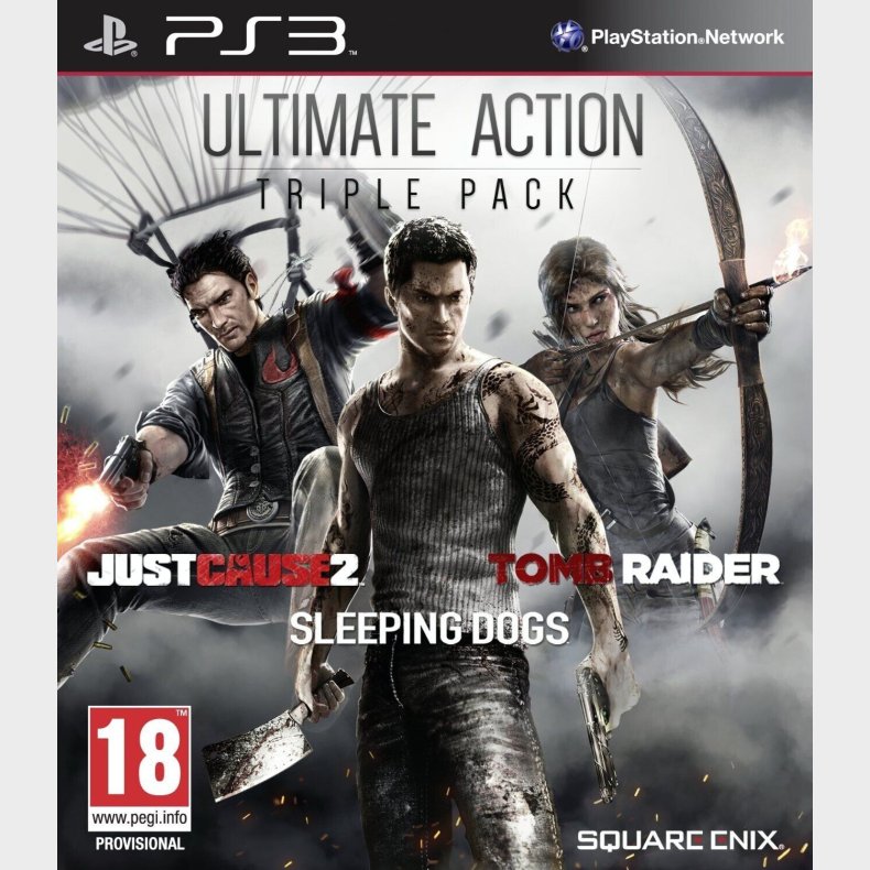 Just Cause 2, Sleeping Dogs &amp; Tomb Raider Bundle (import) - PS3