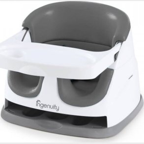 Ingenuity - Babystol 2-i-1 - Gr Hvid