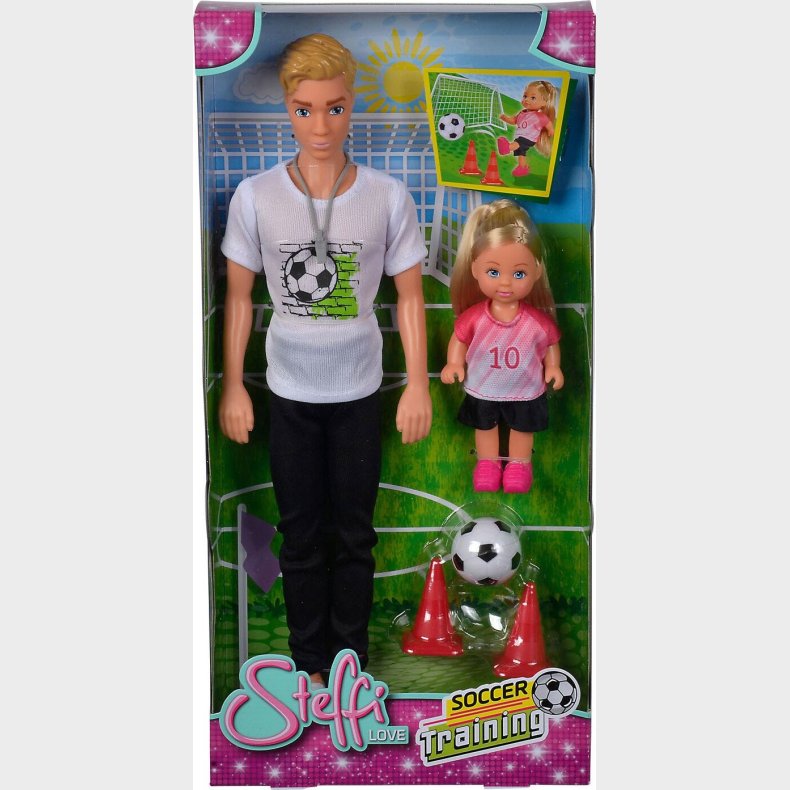 Steffi Love Dukker - Evi &amp; Kevin - Soccer Training - 12 Cm