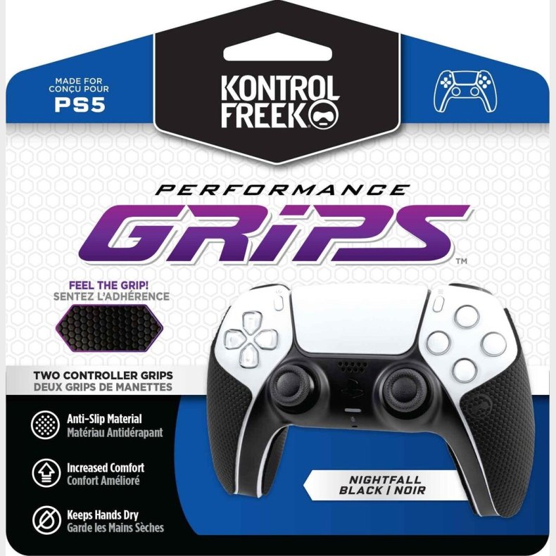 Kontrolfreek - Performance Grips Til Ps5 - Sort