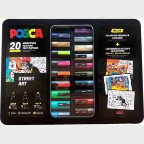 Posca Tusser - St I Metalske - 20 Stk