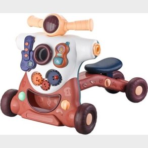 Babydan - 4-i-1 Gvogn - Actisteps - Rd