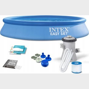 Intex - Easy Set Pool Med Filter Pumpe - 305 X 61 Cm - 3.077 L