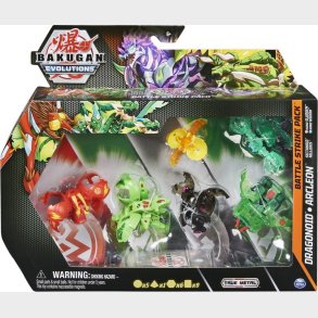 Bakugan Figurer - Evolutions - Battle Strike Pack - Dragonoid & Arcleon