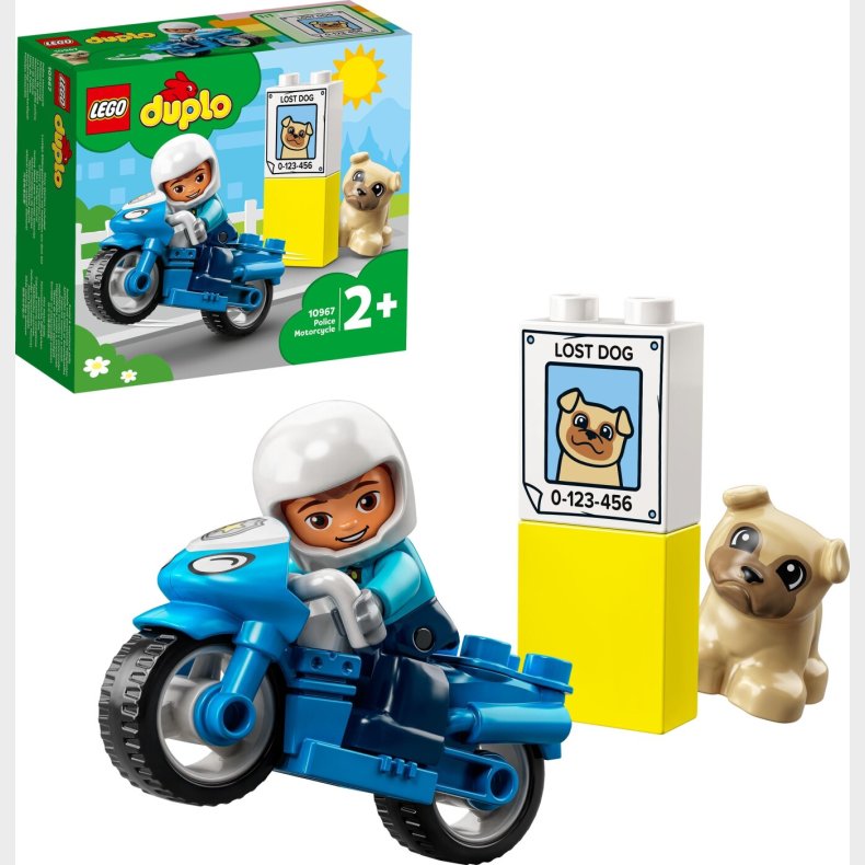 Lego Duplo - Politimotorcykel - 10967