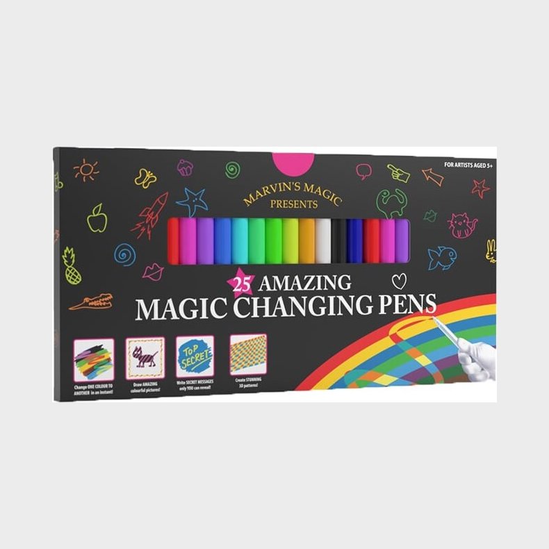 Marvins Magic - Magic Changing Pens - Trylletusser
