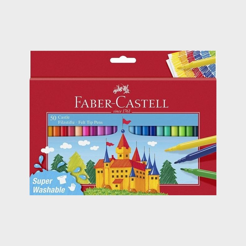 Faber-castell - Castle Tusser - 50 Farver