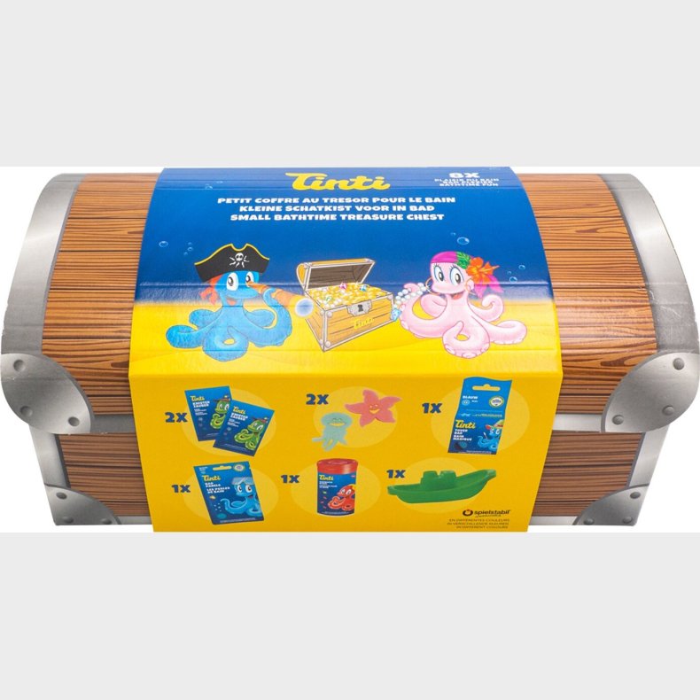 Tinti - Skattekiste Med Badelegetj - 8 Dele