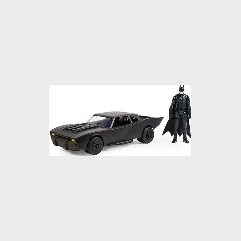 The Batman Figur - Batman Med Batmobil - 30 Cm