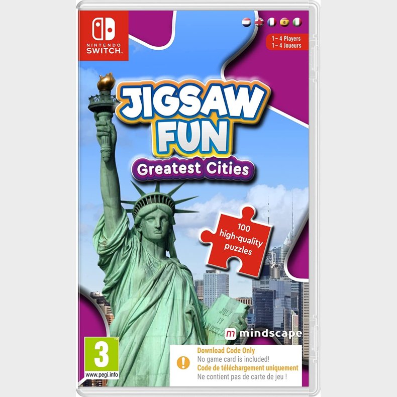 Jigsaw Fun: Greatest Cities (code In A Box) - Nintendo Switch