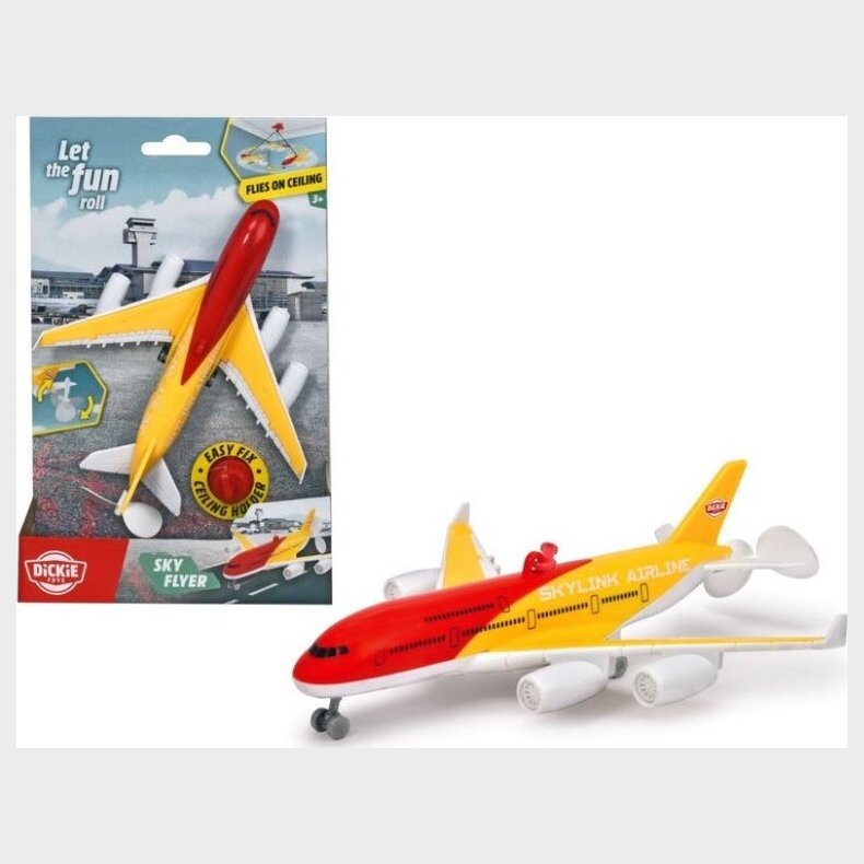 Flyvemaskine Legetj - Sky Flyer - 18 Cm - Dickie Toys