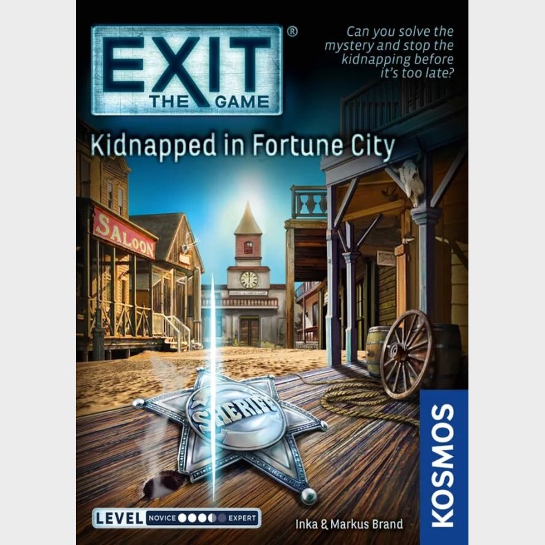 Exit The Game - Kidnapped In Fortune City - Escape Room Brtspil - Engelsk