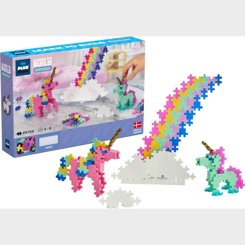 Plus Plus Brikker - Enhjrning - 275 Stk