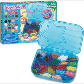 Aquabeads - Stort St Med 2400 Perler - 24 Farver